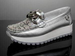 Mocasin Antheila Plateado