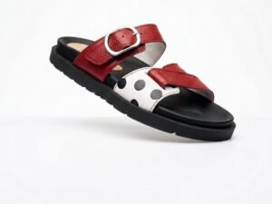 Sandalia Dots Red