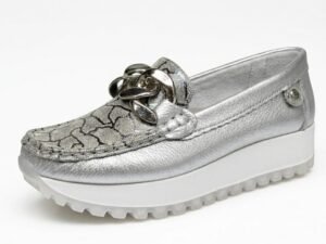 Mocasin Antheila Plateado